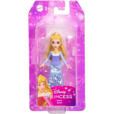 Papusa mini, Disney Princess, Aurora, 9 cm, JBX48