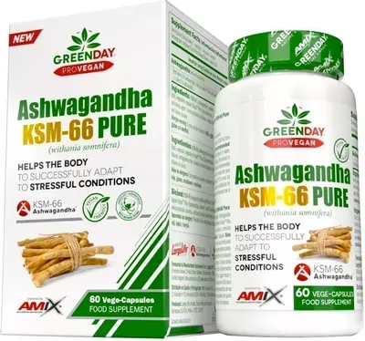 GreenDay Ashwagandha KSM-66 Pure, 60 capsule, Amix