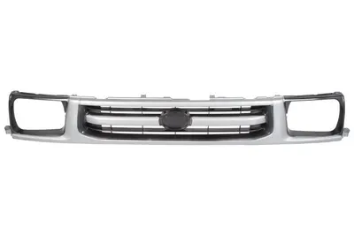 Grila radiator potrivit TOYOTA HILUX VI 2.4-3.0D 1997-2005 pana in 2001 - (crom/gri inchis)