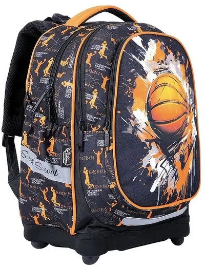 Rucsac școlar anatomic S. Cool - Basketball, cu bază tare