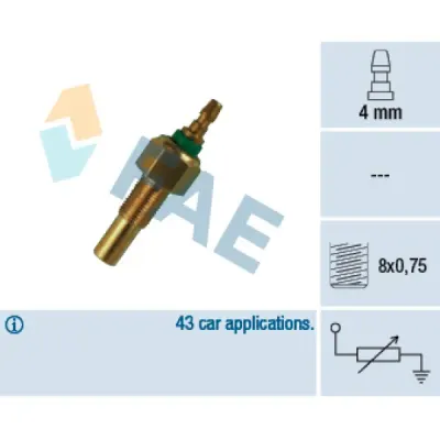 Senzor temperatura lichid racire FAE 32170
