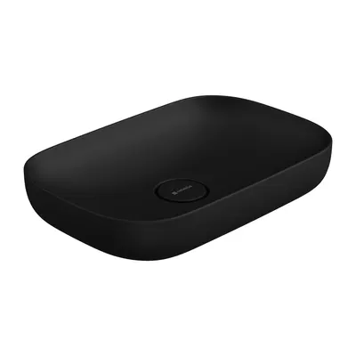 Lavoar baie pe blat Celesta Carina 60 x 40 x 13 cm ceramica negru mat