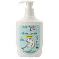 Gel spalare corp si par Sensitive, pentru copii, Gerovital Kids | 300 ml