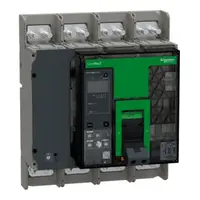 Intreruptor automat, ComPacT NS800H,70kA la 415VAC, 4P, fix, cu operare manuala, echipat cu unitate de declansare MicroLogic 5.0A, 800A