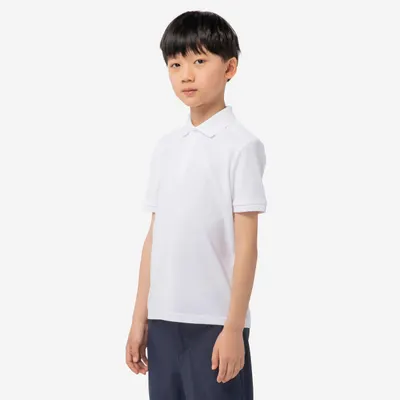 Tricou Polo Golf Alb Copii