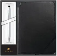 Set pix Cross Century II - Lustrous Chrome, cu agenda