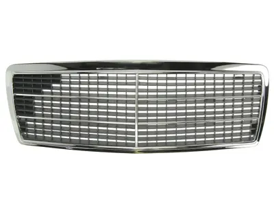 Grila radiator potrivit MERCEDES C T-MODEL (S202), C (W202) 1.8-4.3 1993-2001 - (complet, crom/negru)