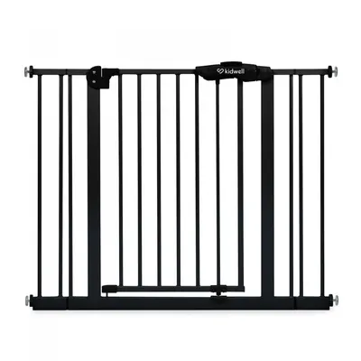 Poarta de siguranta Kidwell Guarda din otel, functie auto close, 75-104 cm, Negru