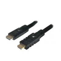 Cablu LOGILINK CHA0015, HDMI - HDMI, 15m, conectori auriti, 4K UHD/30Hz (Negru)