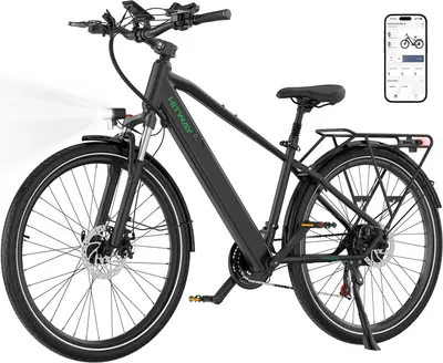 Bărbați Bicicletă electrică trekking 27,5" 21 viteze baterie detașabilă BK7SPRO