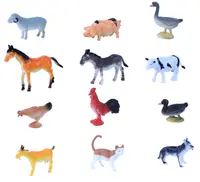 Set de figurine Rappa - Animale domestice , 12 buc. , 4-6 cm