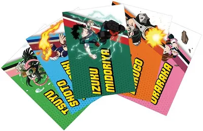 Set carti postale ABYstyle Animation: My Hero Academia - Heroes, 5 buc.