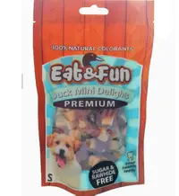 Eat&amp;Fun Recompense Caini Duck Mini Delights 100 g