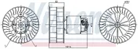 Ventilator habitaclu potrivit NISSAN KUBISTAR; RENAULT KANGOO, KANGOO EXPRESS 1.2-1.9D 08.97-