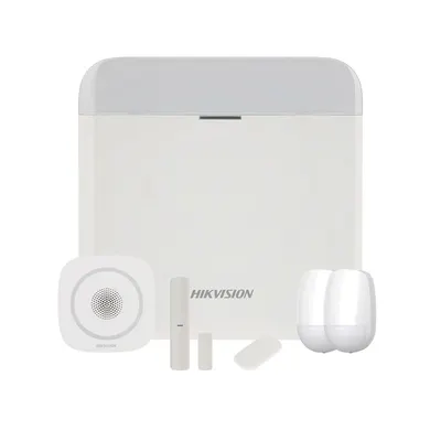 Sistem alarma antiefractie Hikvision Intrusion Security, LAN, WiFi, GPRS, 16 partitii, 64 zone/iesiri, 32 utilizatori, 868 MHz