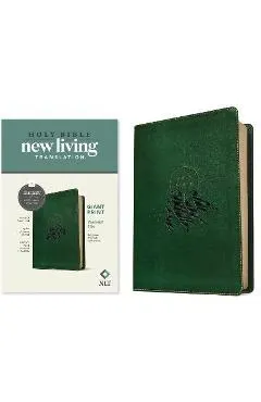NLT Personal Size Giant Print Bible, Filament Enabled Edition (Leatherlike, Evergreen Mountain )