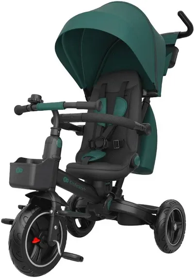 Tricicletă KinderKraft - Spinstep 2 Plus, Green