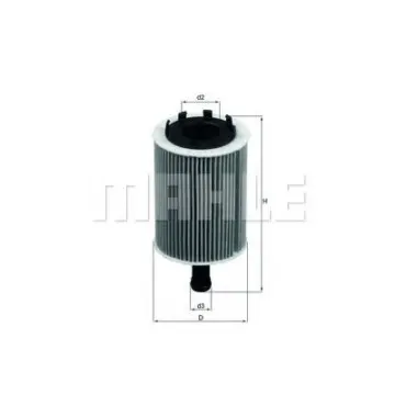 Filtru ulei MAHLE ORIGINAL OX 188D