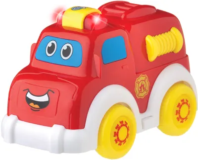 Jucarie distractiva Playgro + Learn - Masina de pompieri, cu lumini si sunete