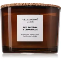 Vila Hermanos Apothecary Red Saffron & Cedar Blue lumânare parfumată 350 g