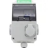 Tablou de santier echipat cu 3 prize shuko de 16 A