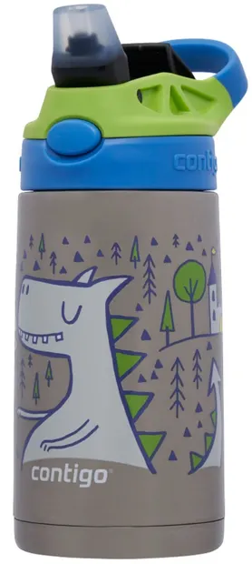 Sticlă de apă pentru copii Contigo Easy Clean - Fire Dragon, 380 ml