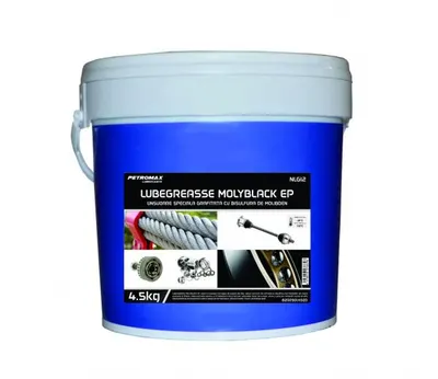 Unsoare NLGI 2 Petromax Lubgrease MOLYBLACK EP 4.5KG