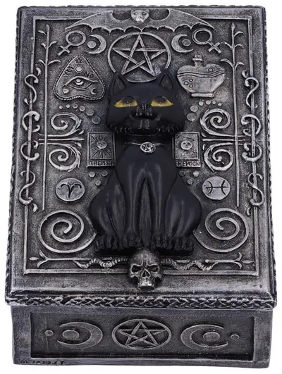 Cutie de depozitare Nemesis Now Adult: Gothic - Familiar Spell Box, 13 cm