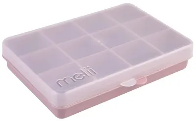 Cutie pentru mâncare Melii Luxe - Cu 12 compartimente, roz