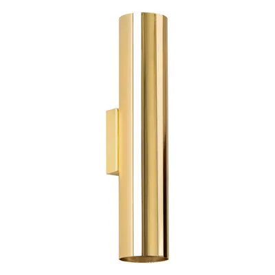 Aplică de perete aurie din metal ø 6 cm Castro – Sollux
