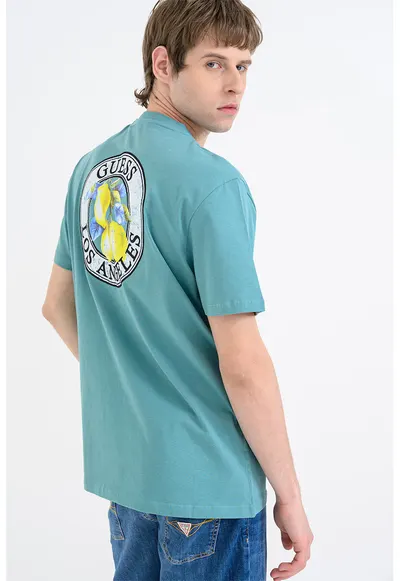 Tricou regular-fit din bumbac - Verde menta