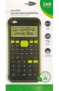 Calculator stiintific 10+2 digits. Verde