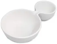 Bol pentru aperitiv dublu din porțelan Nerthus