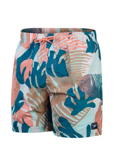Costum de baie barbati model Digital Printed Leisure - 16'' - multicolor - poliester reciclabil