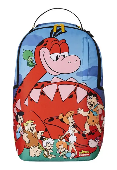 Rucsac Flinstones Dino multicolor 27x45x15cm