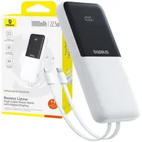 Powerbank Baseus 10000 mAh 22,5W USB-C USB-A cabluri integrate