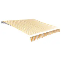 Gossi panza copertina, galben & alb, 3x2,5m (cadrul nu este inclus)