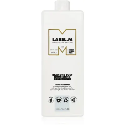 label.m Diamond Dust Nourishing Conditioner balsam hranitor pentru par uscat 1000 ml
