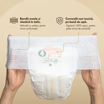 Scutece chilotel din bambus Zuluff, marime 4, 10-15 kg, 28 bucati