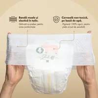 Scutece chilotel din bambus Zuluff, marime 4, 10-15 kg, 28 bucati