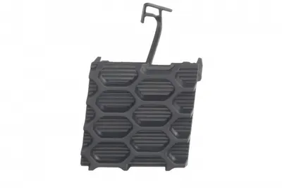 Capac carlig tractare bara Fata plastic, negru potrivit JEEP GRAND CHEROKEE IV 2013-2016