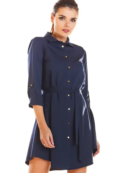 Rochie M200 - Bleumarin