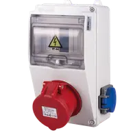 Tablou Sigurante 1P (5x16A) 380V + 2P (1x16A) 220V IP44