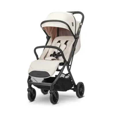 Carucior pentru copii, Lorelli Calista, pliere automata, cadru aluminiu, pana la 22 kg, Beige