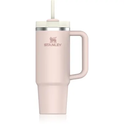 Stanley Quencher H2.O FlowState™ Tumbler pahar din oțel inoxidabil cu pai medium Rose Quartz 2.0 1 buc
