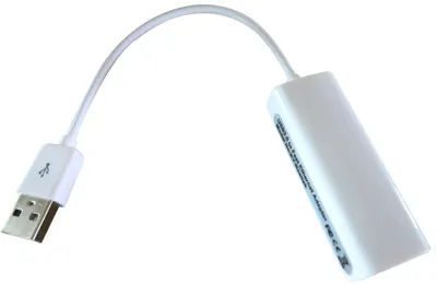 LAN adaptor VCom - CU834, USB/RJ-45, alb