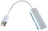 LAN adaptor VCom - CU834, USB/RJ-45, alb
