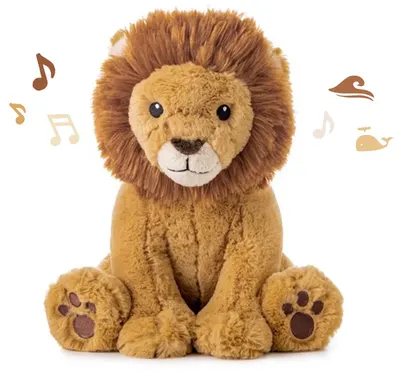 Jucărie moale cu sunete liniștitoare și senzor de plâns Cloud B - Louis Lion