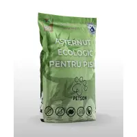 PETSON Nisip pentru pisici din fibră de bambus, așternut igienic pisici, peleți, fibră de bambus, aglomerant, ecologic, fără praf, biodegradabil PETSON Nisip pentru pisici din fibră de bambus, așternut igienic pisici, peleți, fibră de bambus, aglomerant