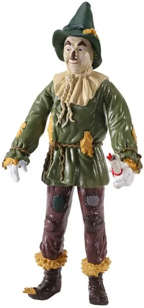 Figurină de acțiune The Noble Collection Movies: The Wizard of Oz - Scarecrow (Bendyfigs), 19 cm